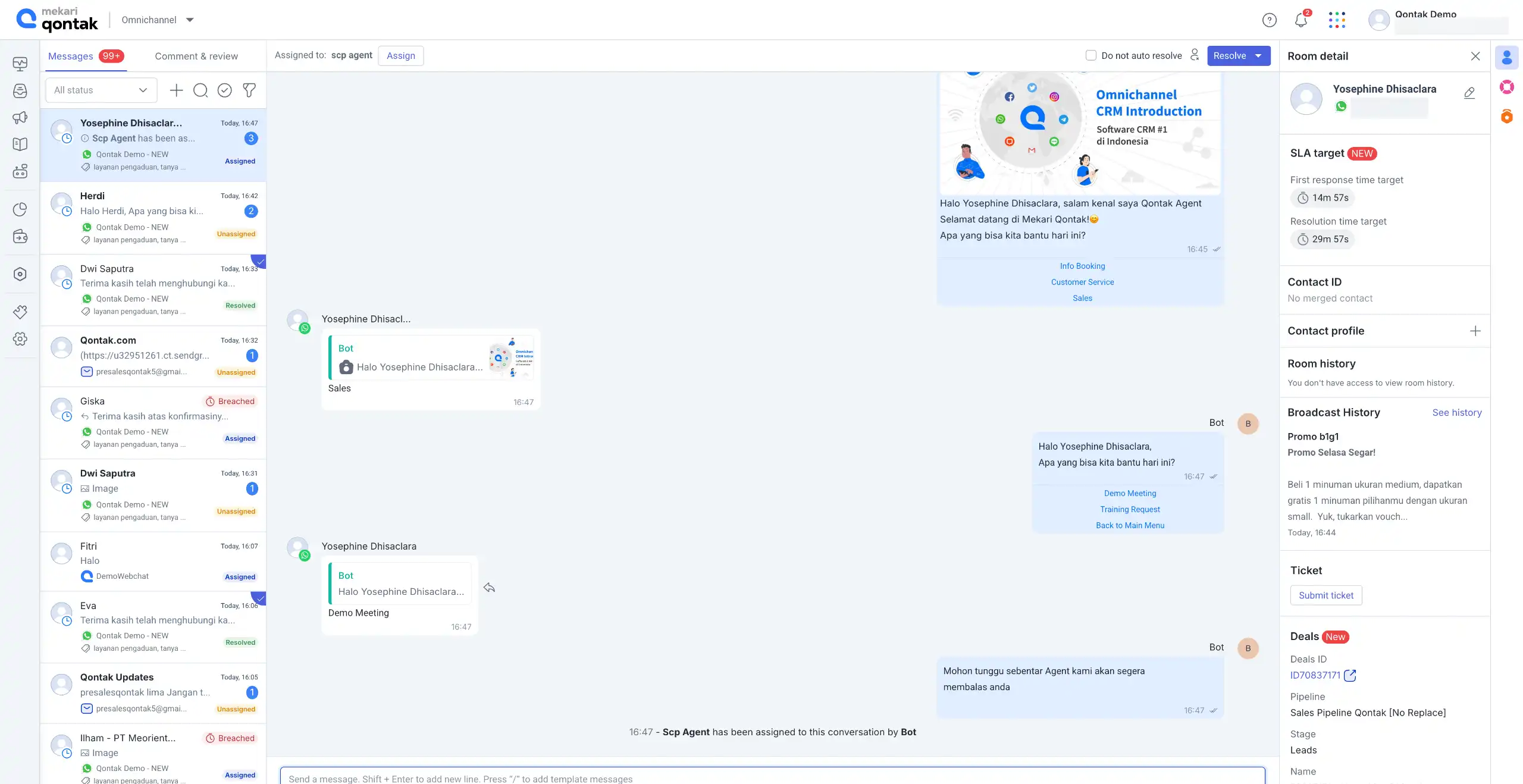 Tampilan Dashboard WhatsApp OTP Service Terbaik Mekari Qontak Dashboard WhatsApp OTP Service Terbaik Mekari Qontak