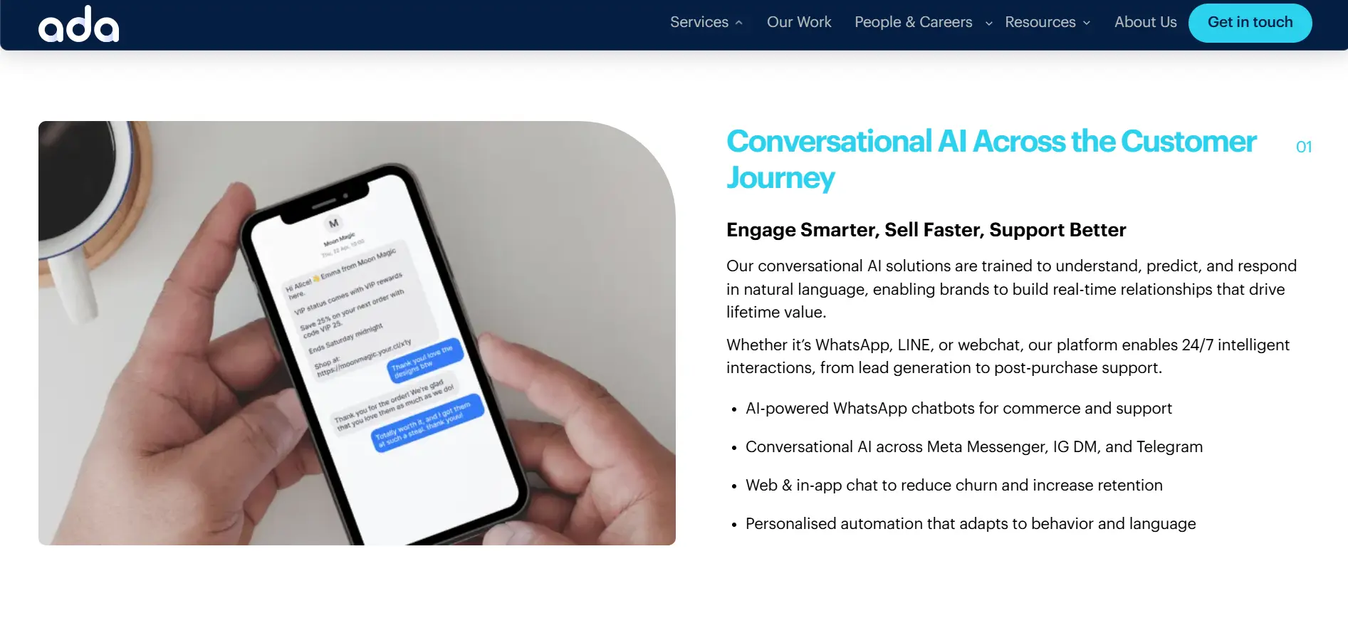 Tampilan Fitur Conversational Ai WhatsApp OTP Service Terbaik ADA Fitur Conversational Ai WhatsApp OTP Service Terbaik ADA
