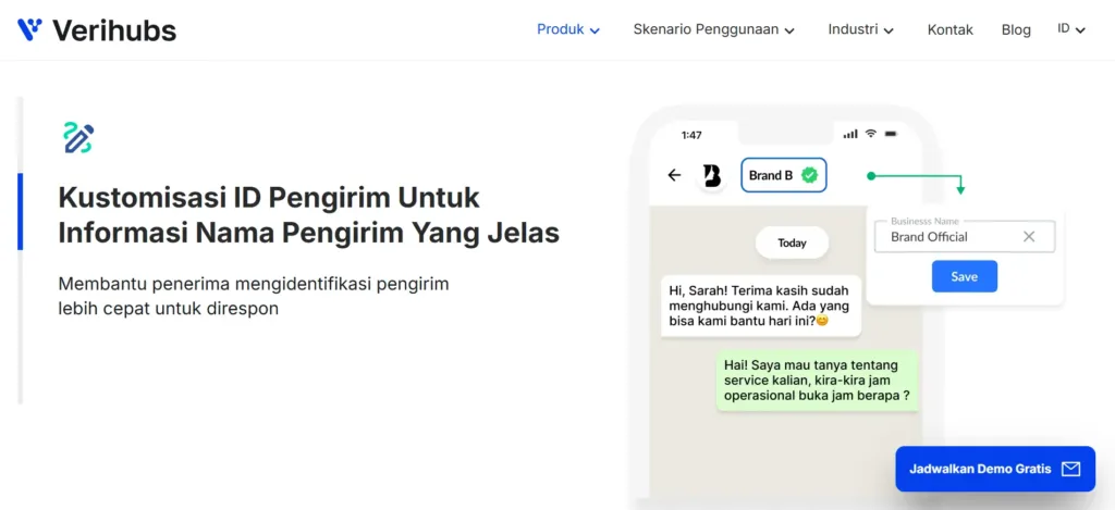 Fitur Kustomisasi WhatsApp OTP Service Terbaik Verihubs Fitur Kustomisasi WhatsApp OTP Service Terbaik Verihubs