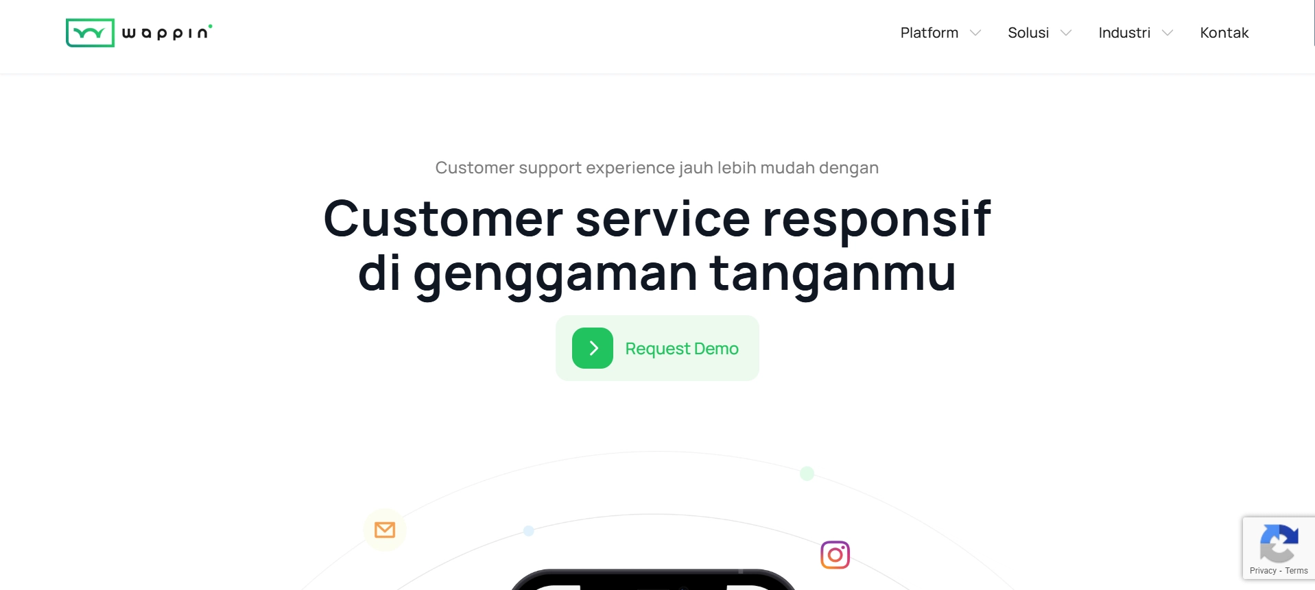 Tampilan Halaman Homepage WhatsApp OTP Service Terbaik Wappin Halaman Homepage WhatsApp OTP Service Terbaik Wappin