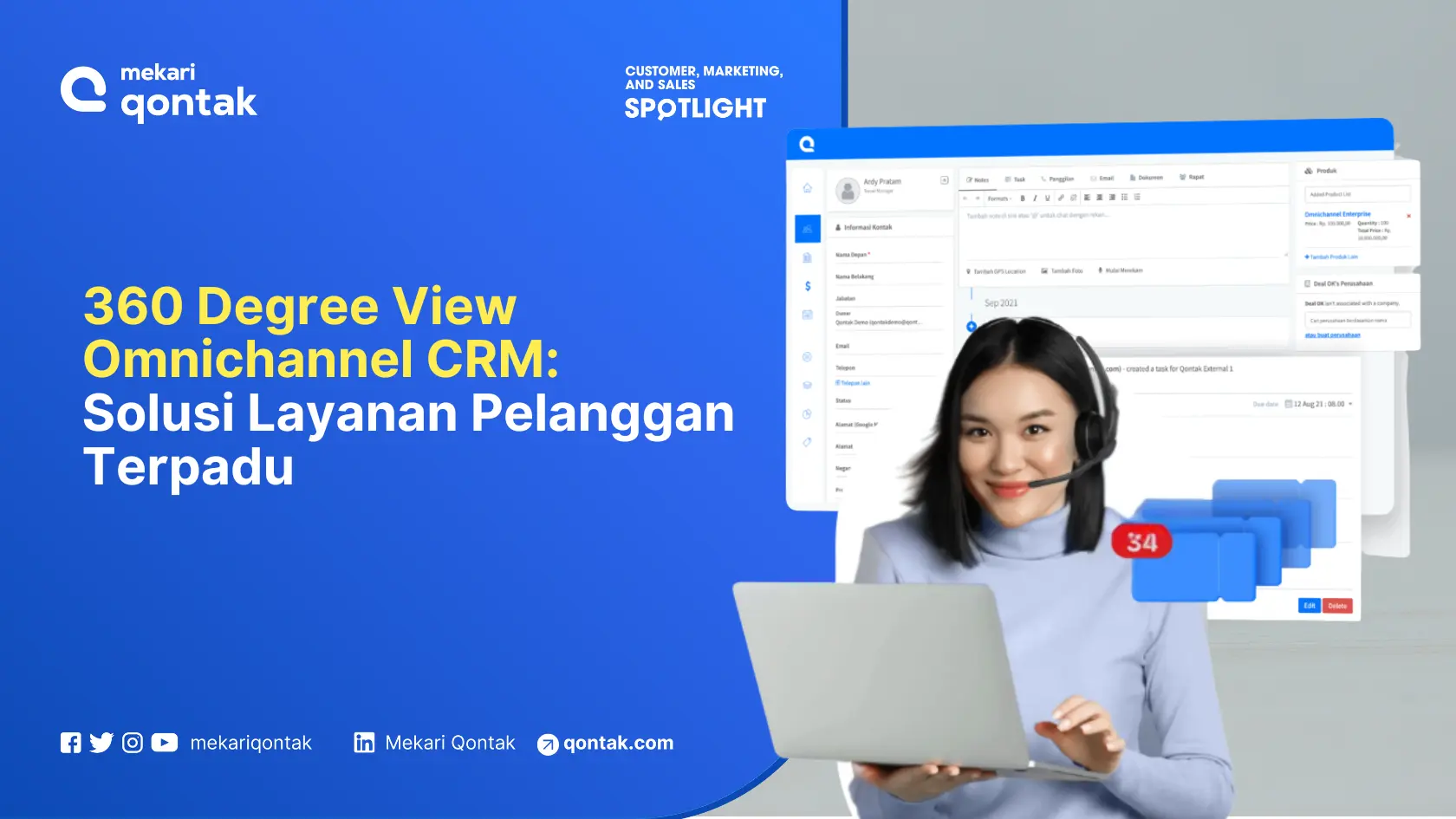 360 Degree View Omnichannel CRM Kunci Layanan Pelanggan Terpadu