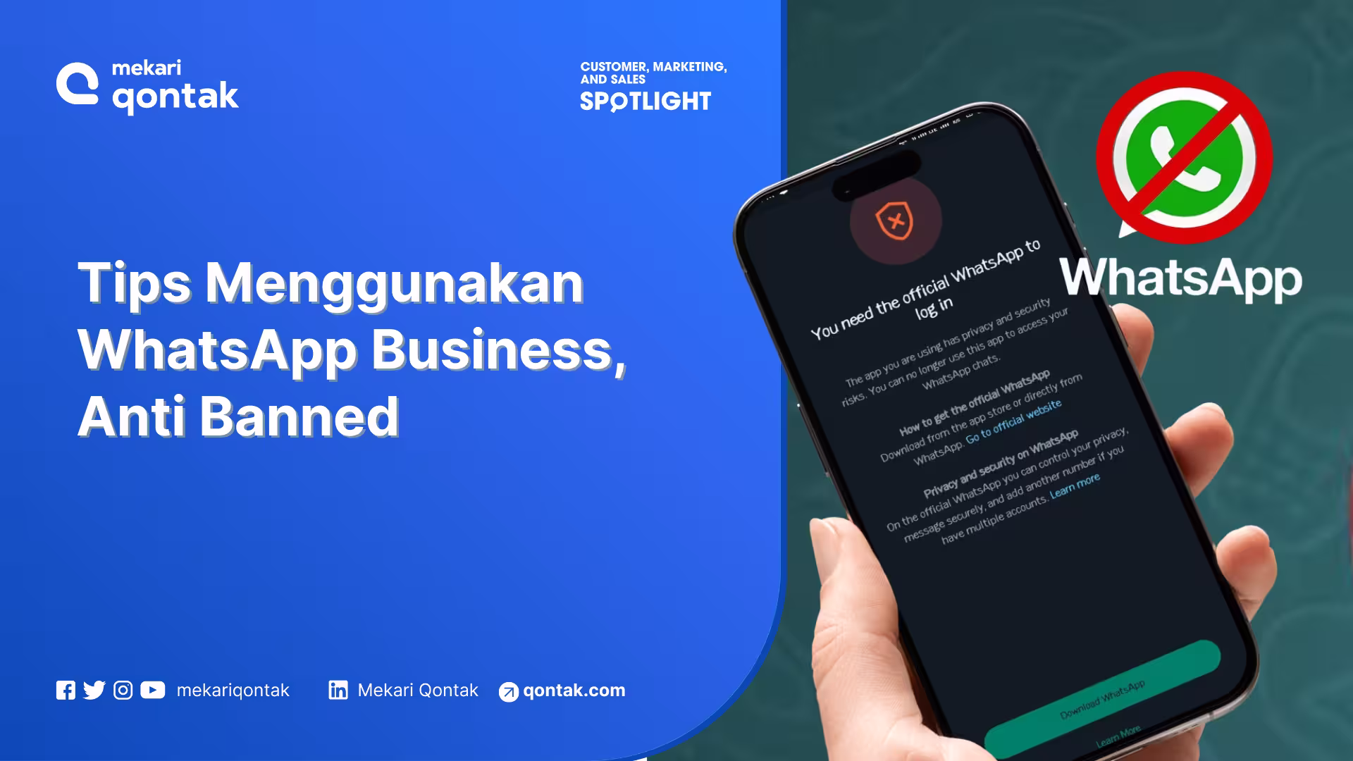 7 Cara Menggunakan WhatsApp Business Anti Banned Paling Ampuh