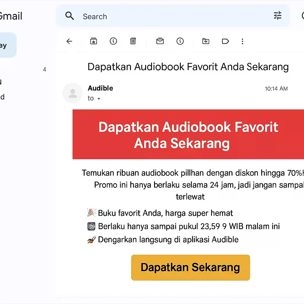 Contoh Email Blast - Flash Sale