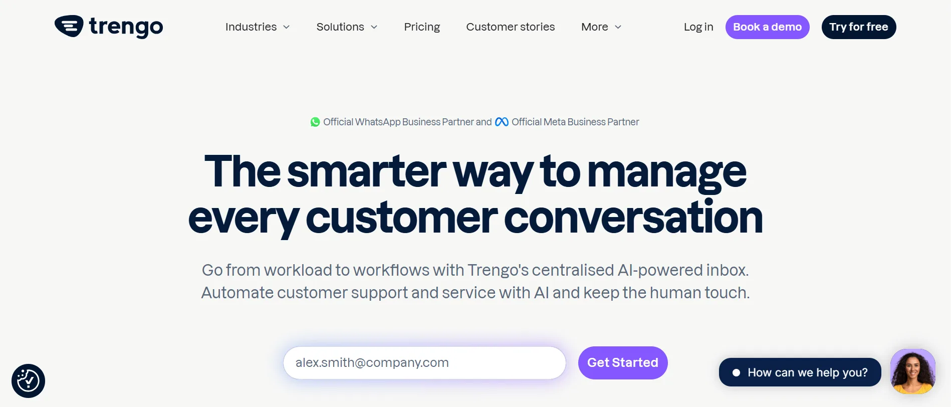 Tampilan Halaman Homepage Alternatif WhatsApp Business Trengo Halaman Homepage Alternatif WhatsApp Business Trengo