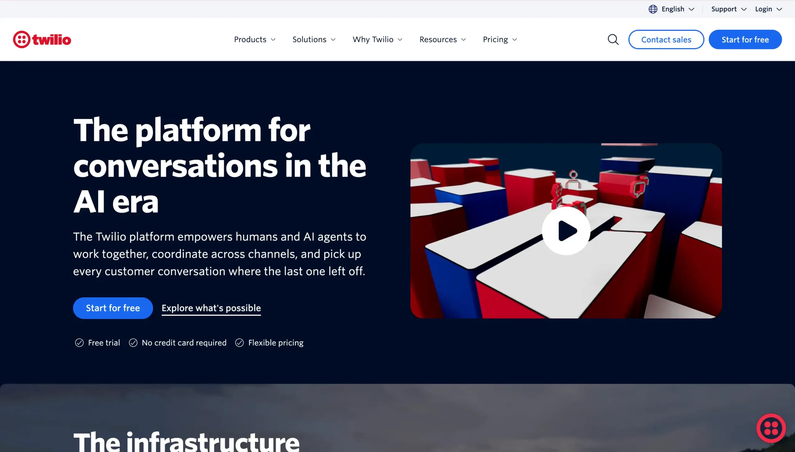 Tampilan Halaman Homepage WhatsApp API Twilio Halaman Homepage WhatsApp API Twilio