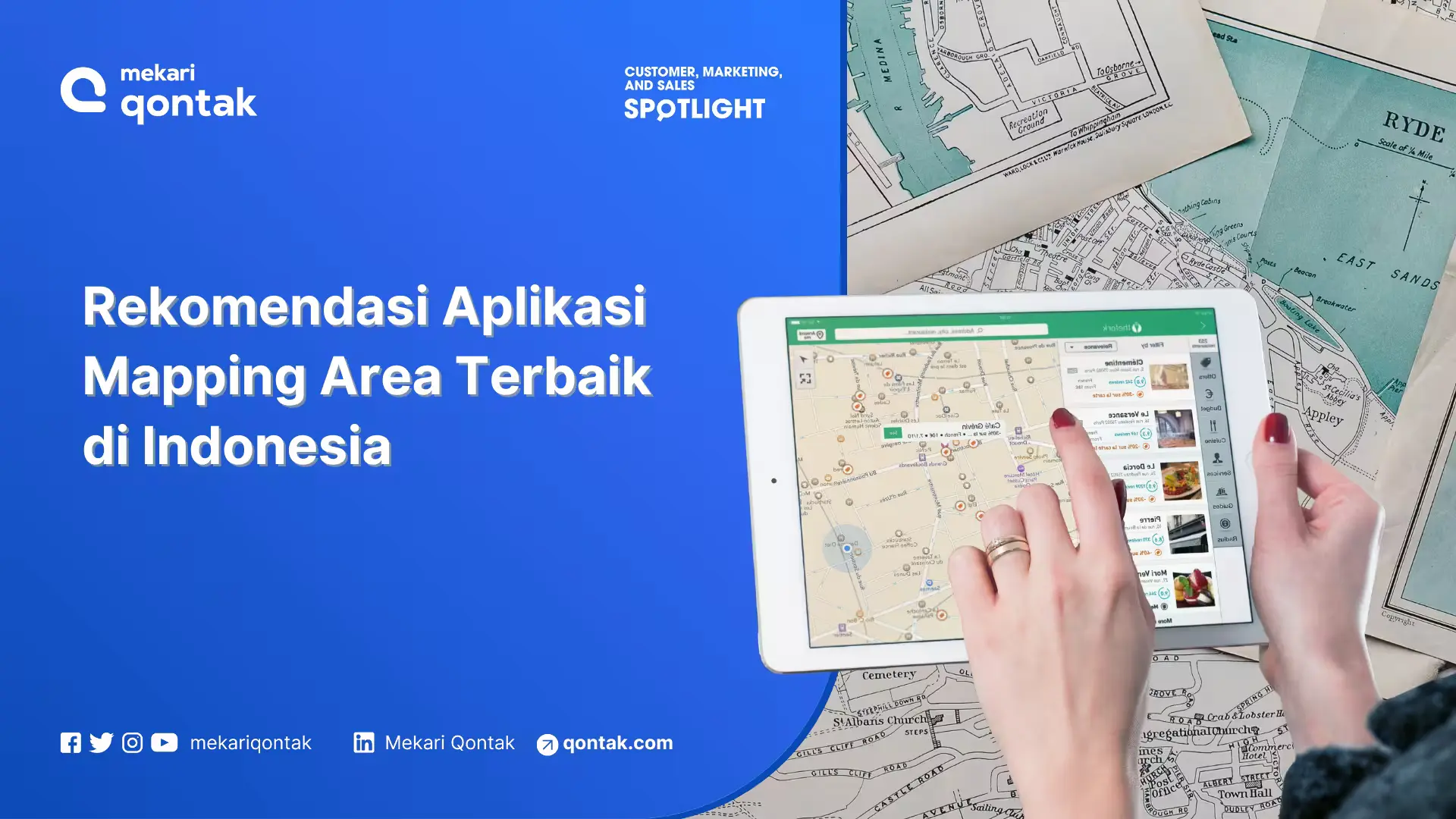 Ilustrasi Aplikasi Mapping Area Terbaik di Indonesia