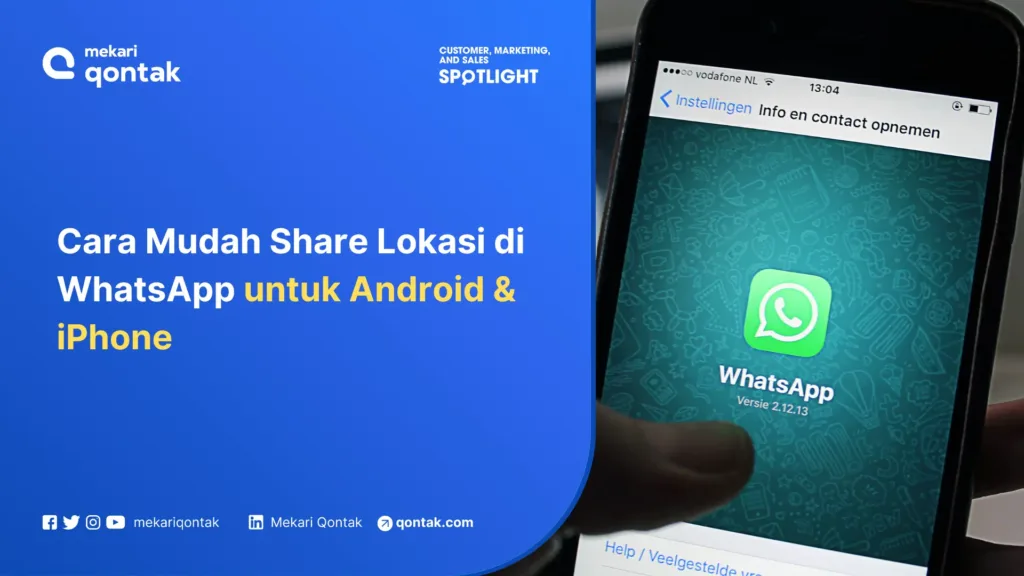 Cara Mudah Share Lokasi (Serlok) WhatsApp di Android & iPhone (iOS)