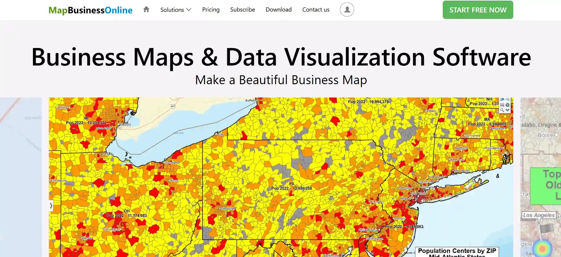 Tampilan Fitur Business Map And Data Visualization Aplikasi Mapping Area MapBusinessOnline Fitur Business Map And Data Visualization Aplikasi Mapping Area MapBusinessOnline