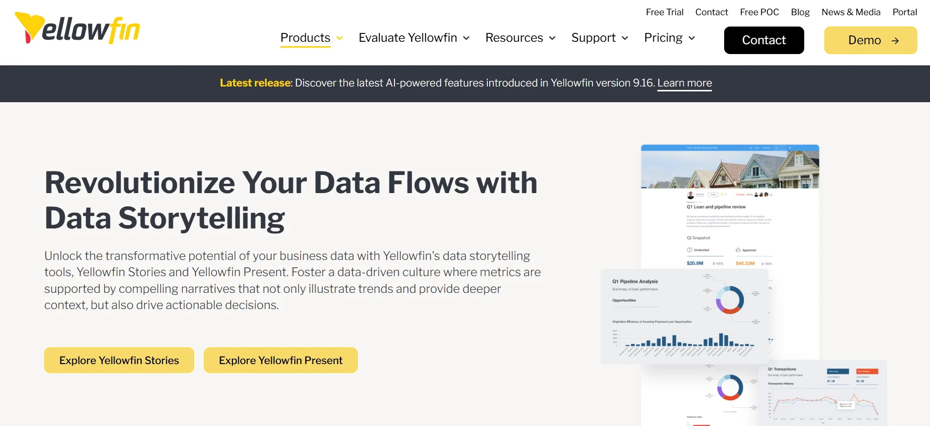 Tampilan Landing Page Data Story Telling Aplikasi Mapping Area Yellowfin Landing Page Data Story Telling Aplikasi Mapping Area Yellowfin