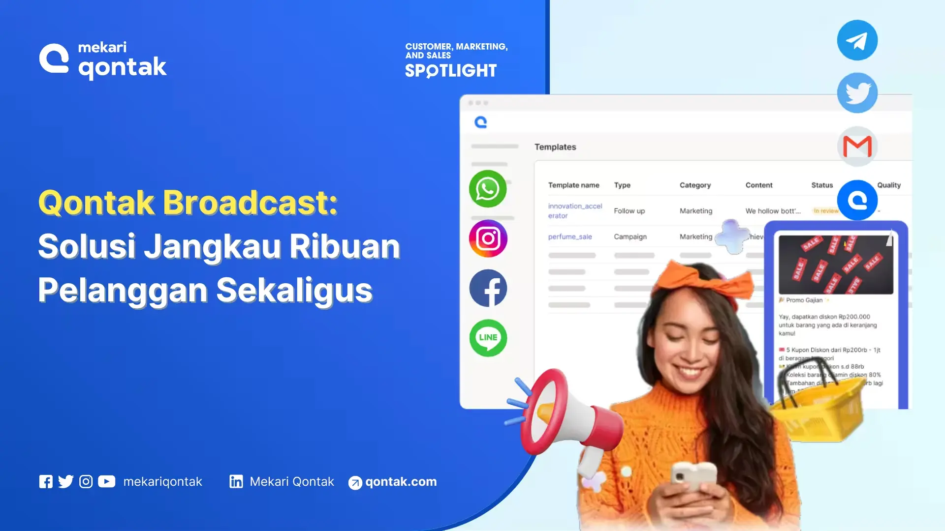 Mengenal Qontak Broadcast: Solusi Jangkau Ribuan Pelanggan Sekaligus Secara Otomatis