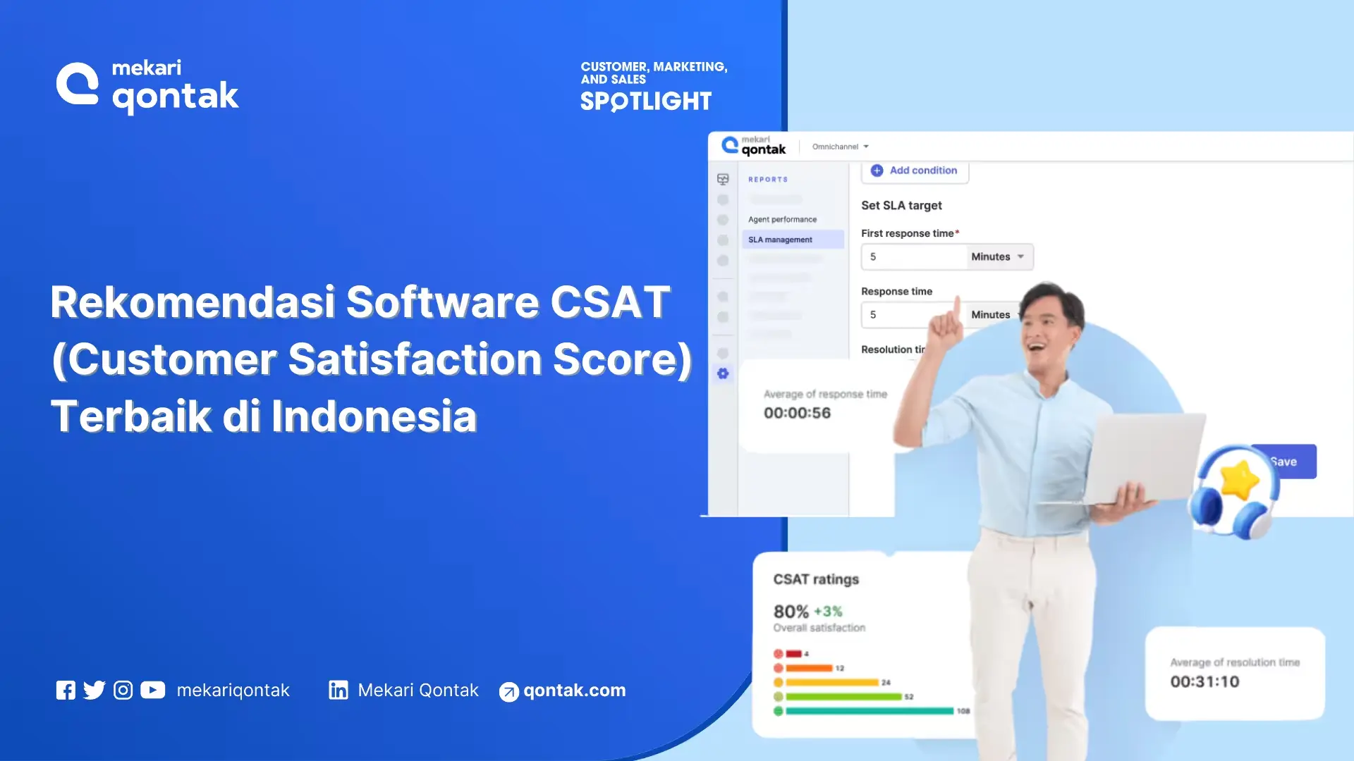 Rekomendasi Software Customer Satisfaction Score (CSAT) Terbaik