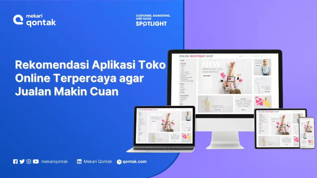 Ilustrasi Aplikasi Toko Online Terpercaya untuk Jualan Makin Cuan