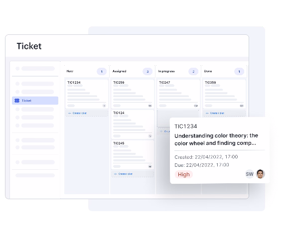 Ilustrasi Tampilan Dashboard Customer Engagement Platform Mekari Qontak