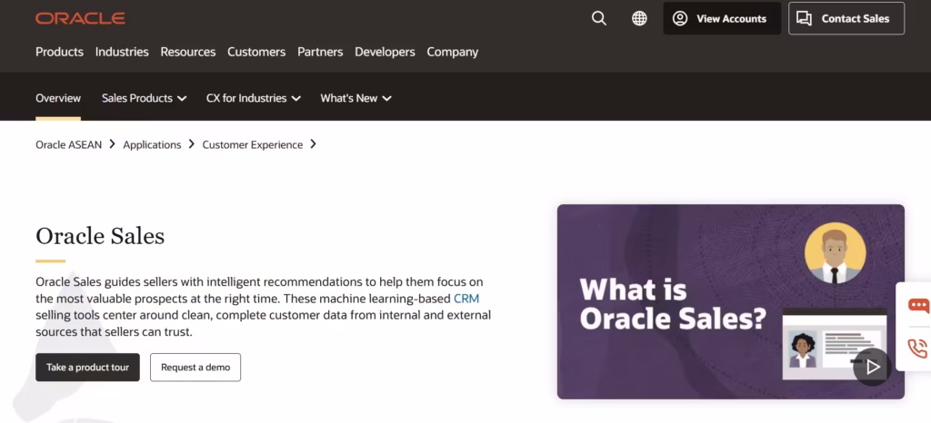 Ilustrasi Tampilan Dashboard Oracle