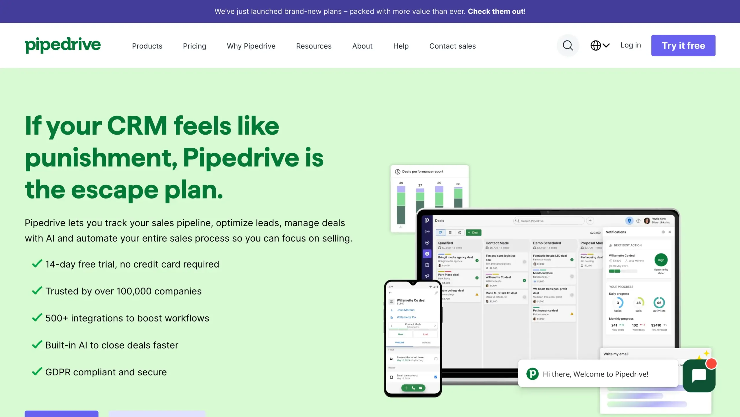 Mobile CRM Software Pipedrive