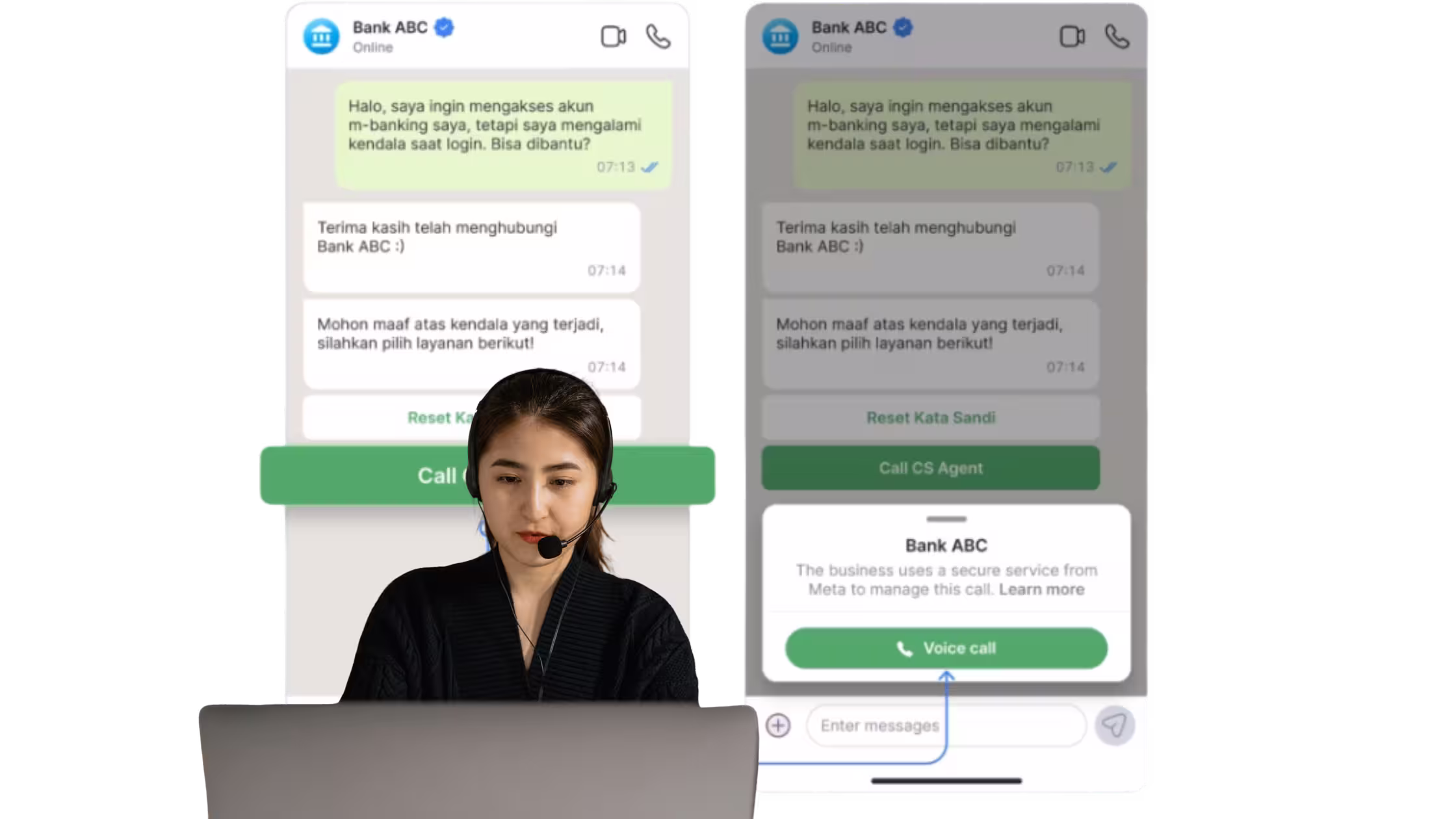 WhatsApp Voice Call untuk Dukungan Pelanggan