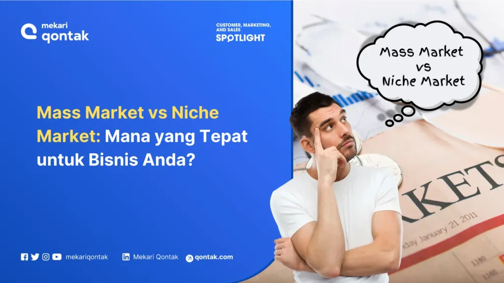 apa itu mass market dan bedanya dengan niche market