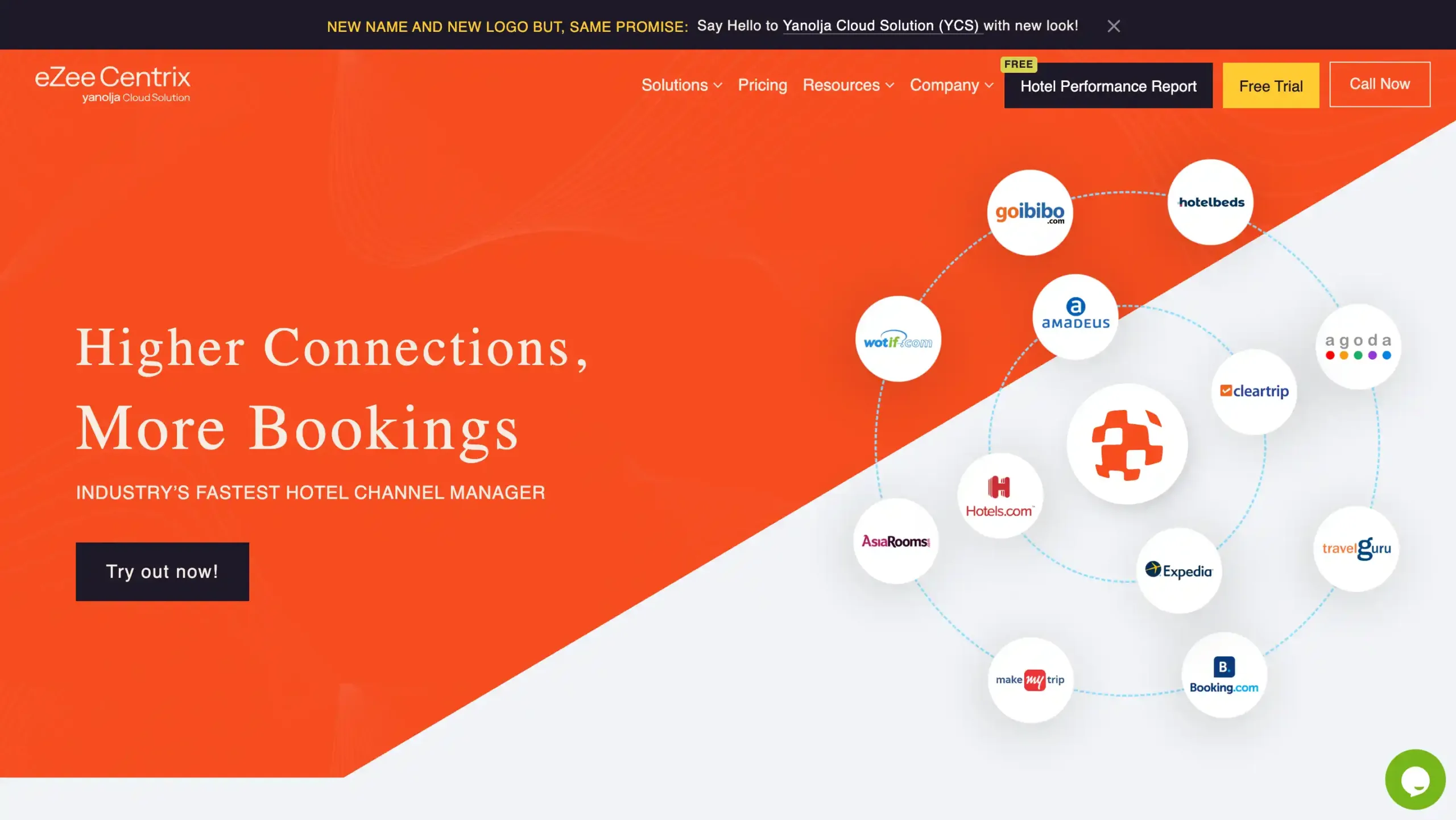 Landing Page eZee Centrix eZee Centrix-Channel Management Software