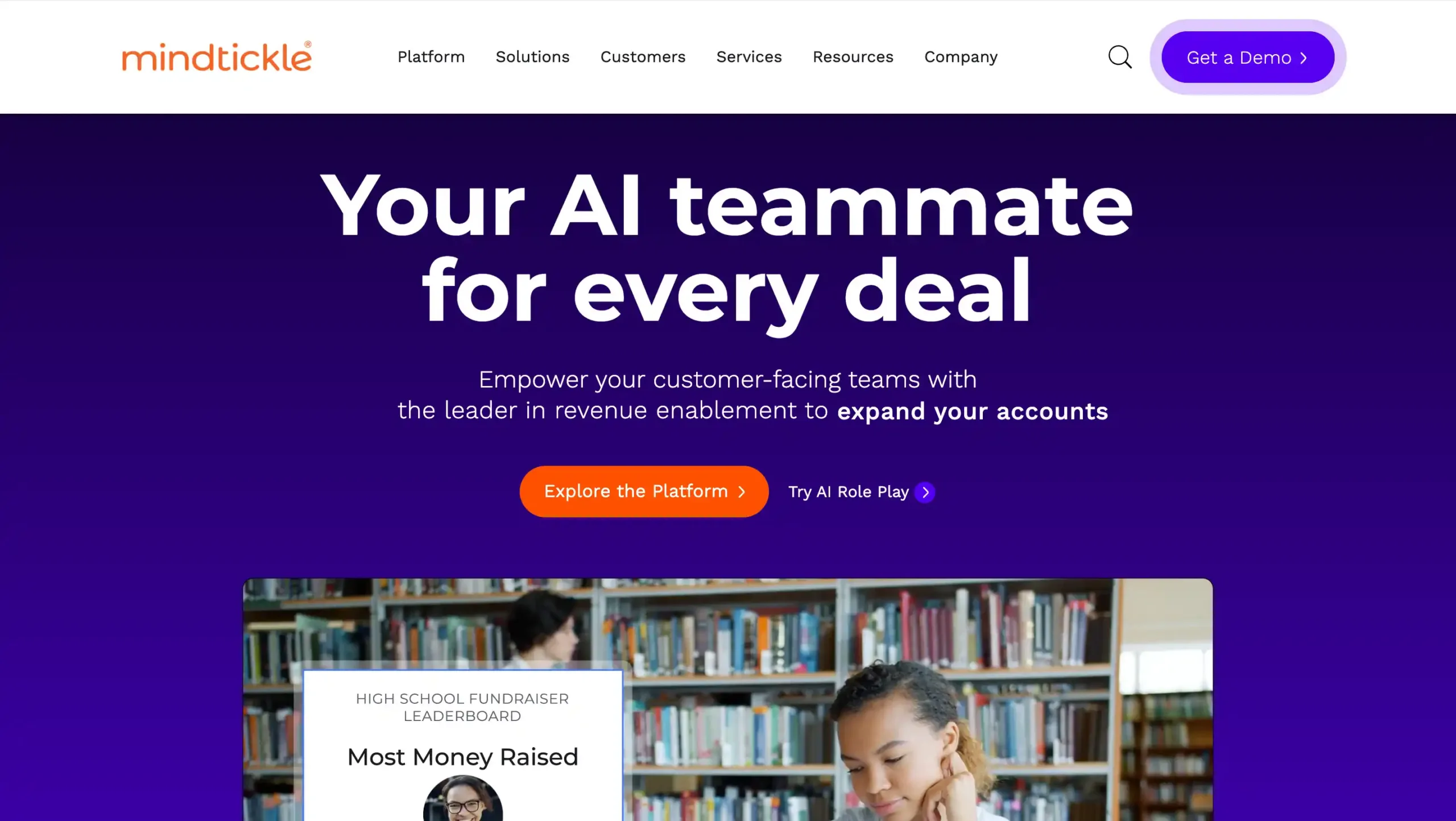 Landing Page Mindtickle Mindtickle-Sales Enablement Tools