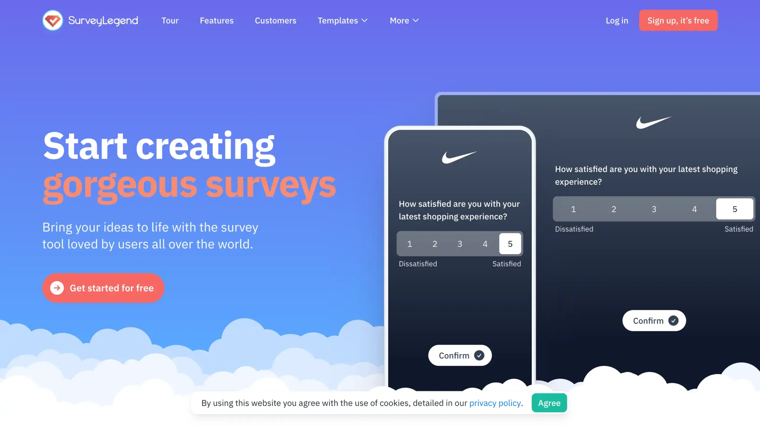 Landing Page SurveyLegend Feedback Management System_SurveyLegend