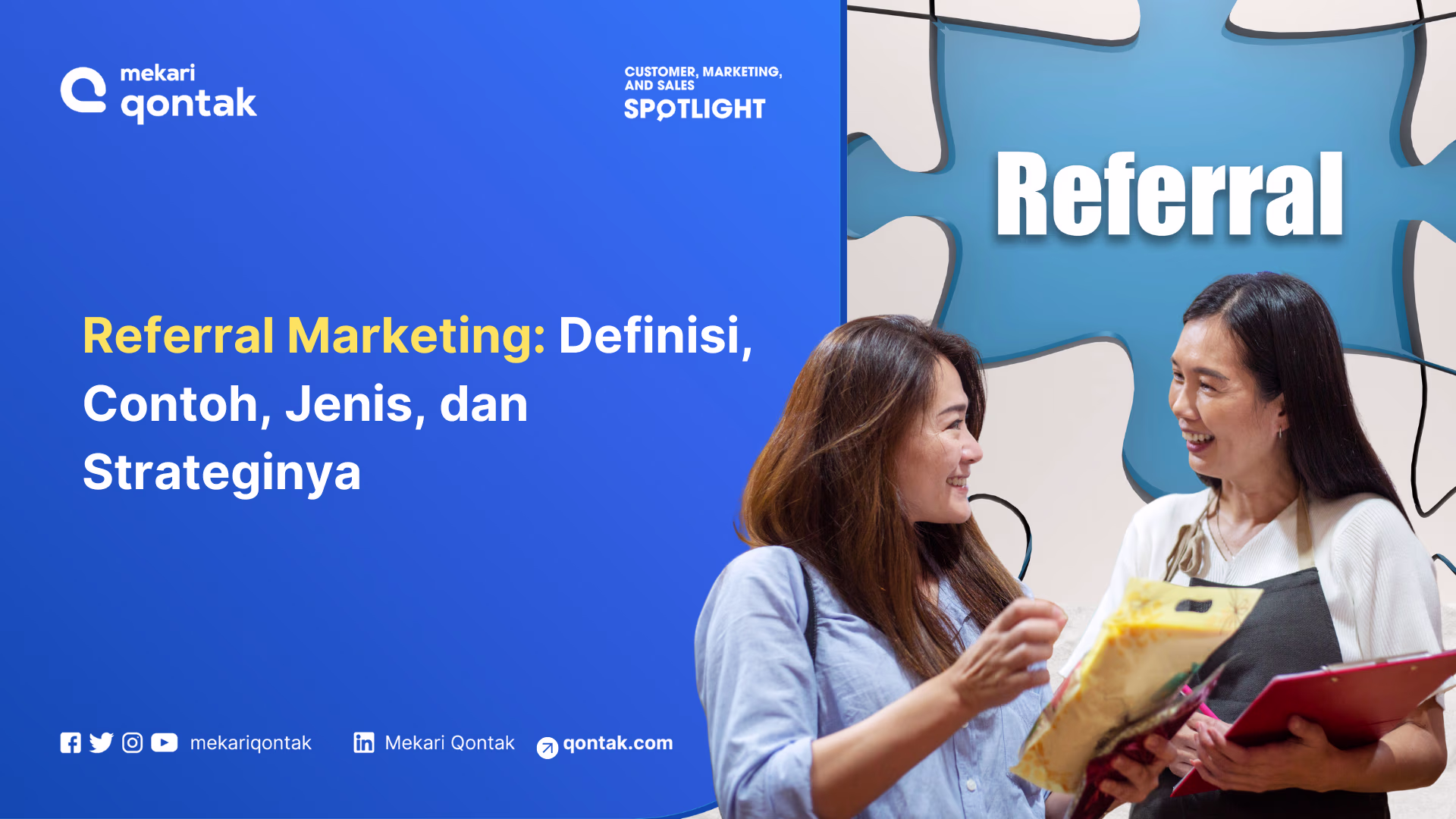Ilustrasi referral marketing
