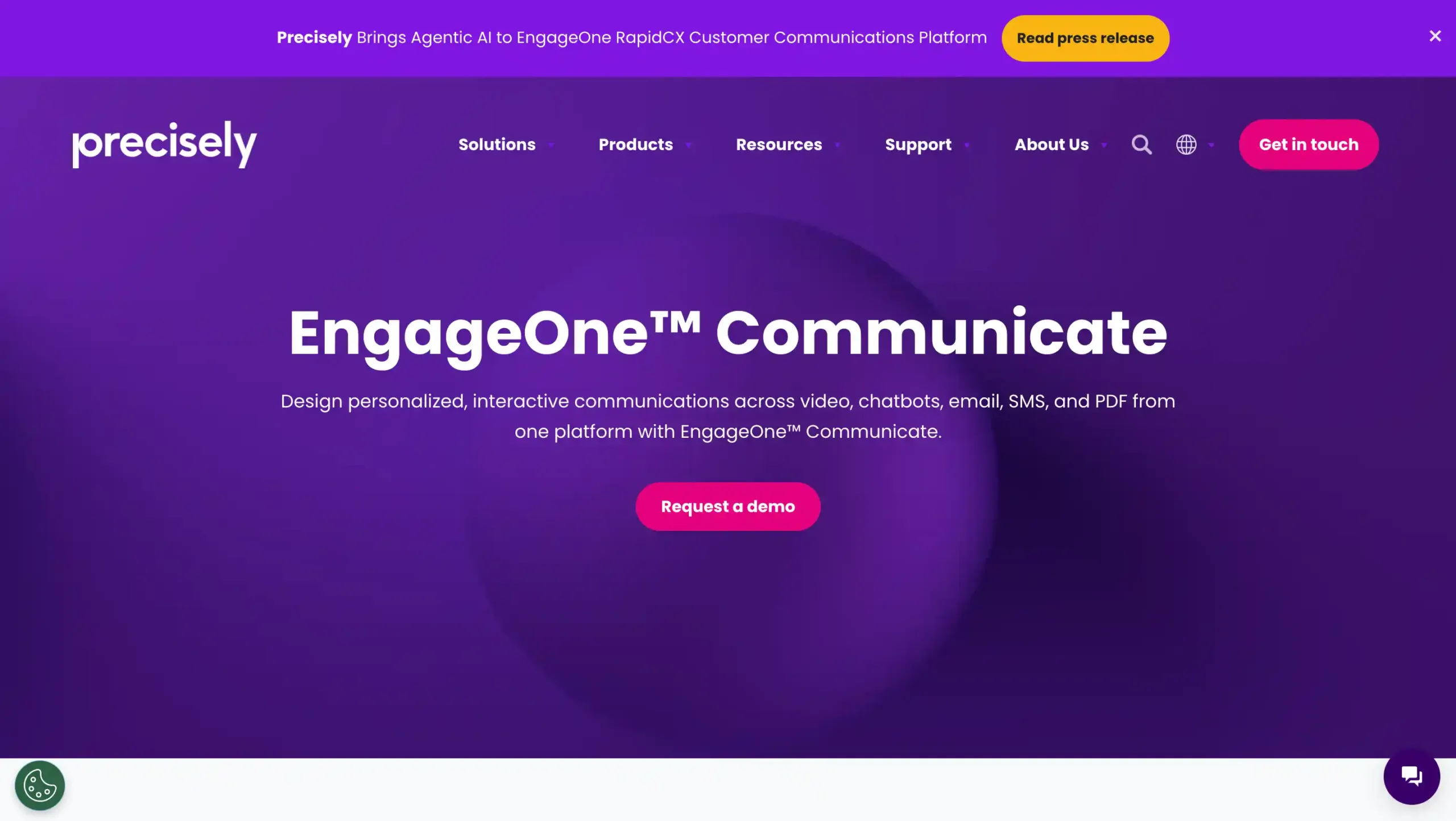 Landing Page EngageOne Communicate EngageOne Communicate-CCM Software