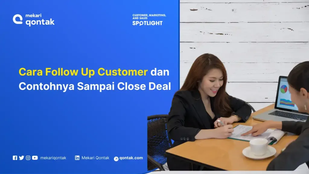 ilustrasi cara follow up customer baru dan lama
