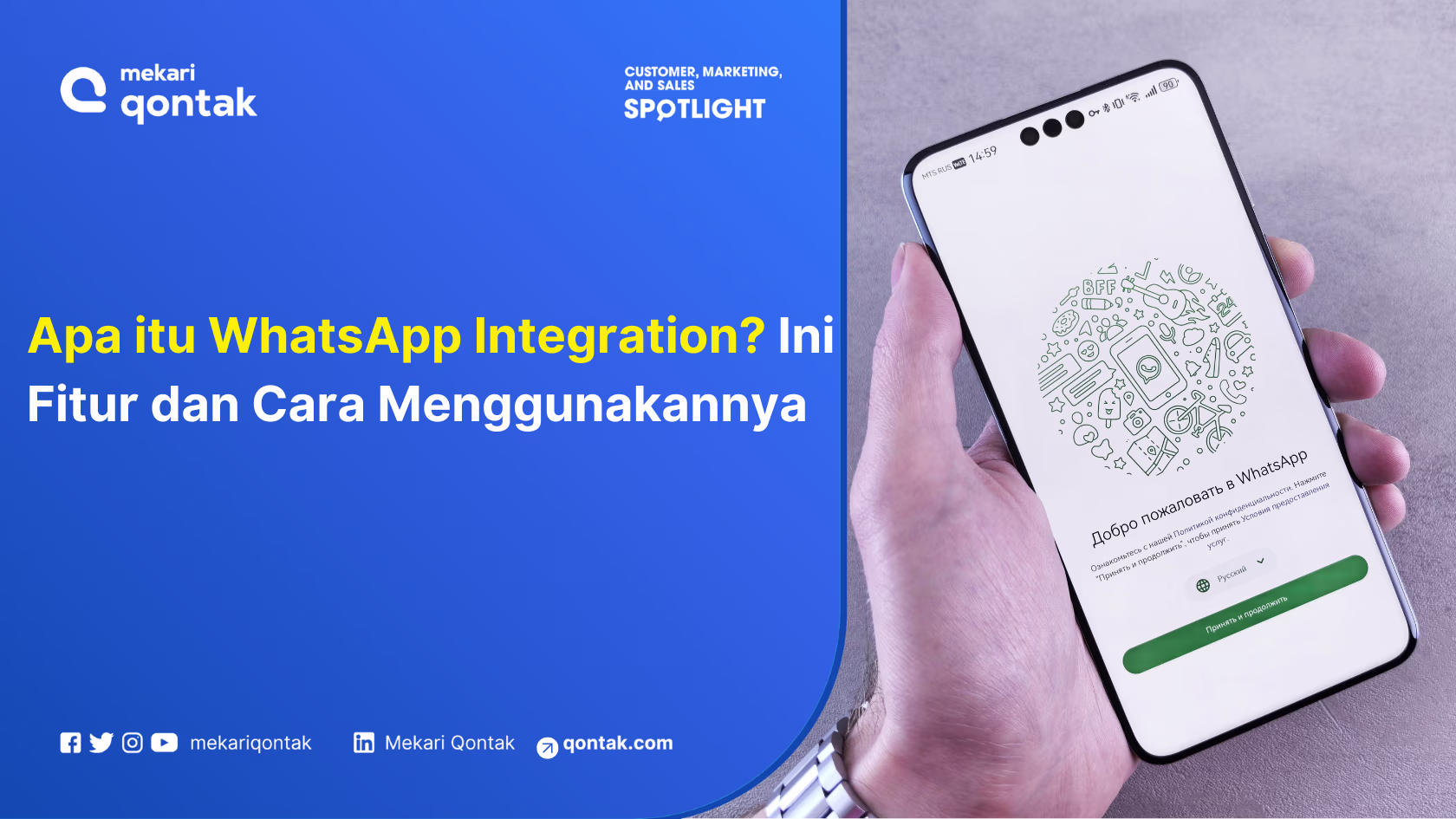 Ilustrasi WhatsApp Integration