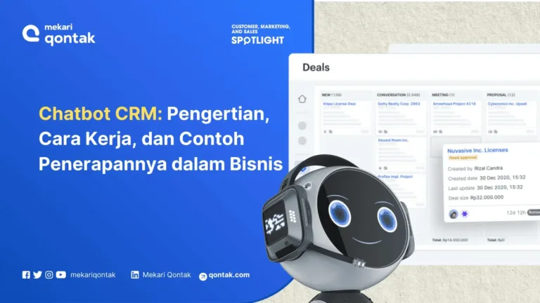 Chatbot CRM: Pengertian, Manfaat, dan Contoh Penerapannya