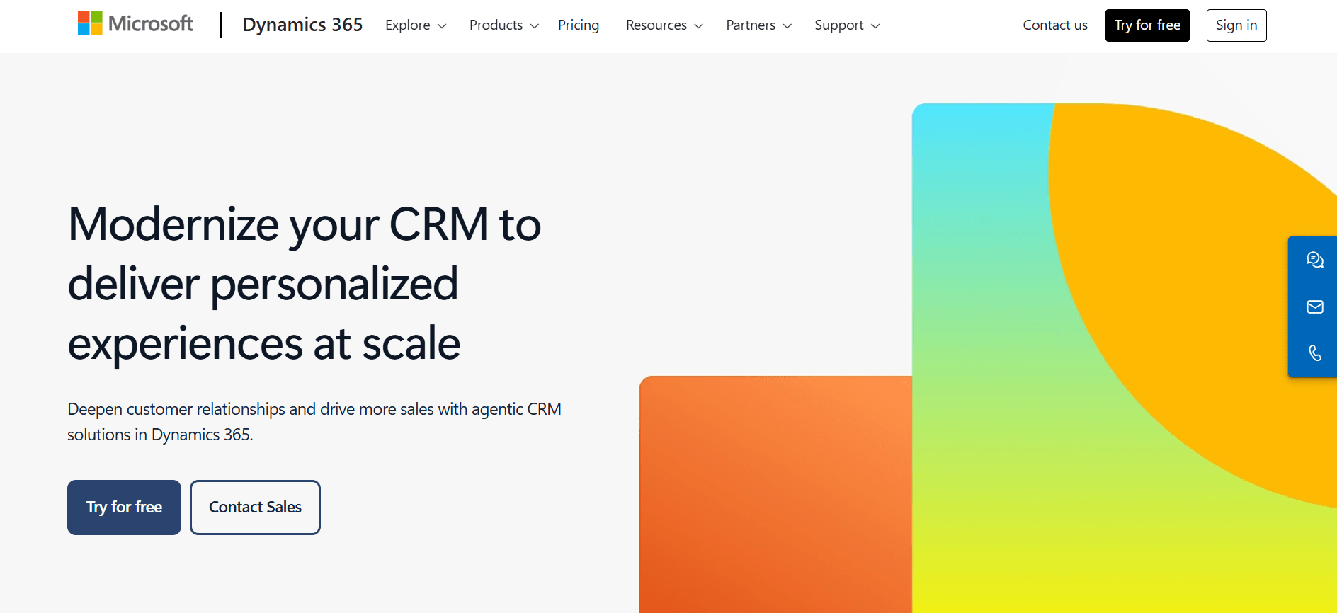 Homepage Aplikasi CRM Microsoft Dynamics 365 CRM