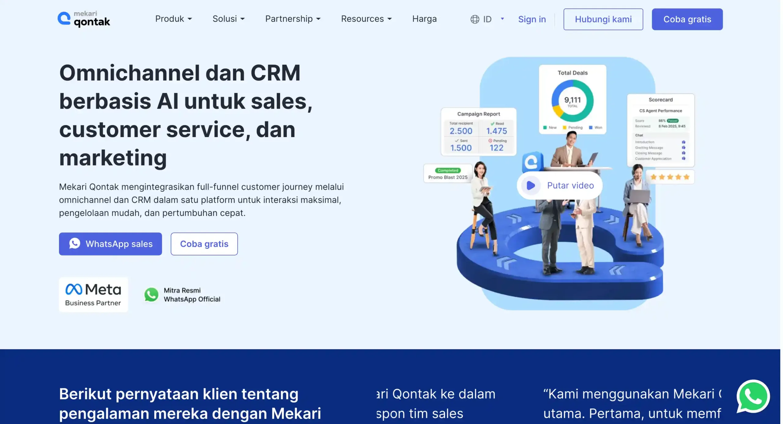 alternatif hubspot terbaik Mekari Qontak