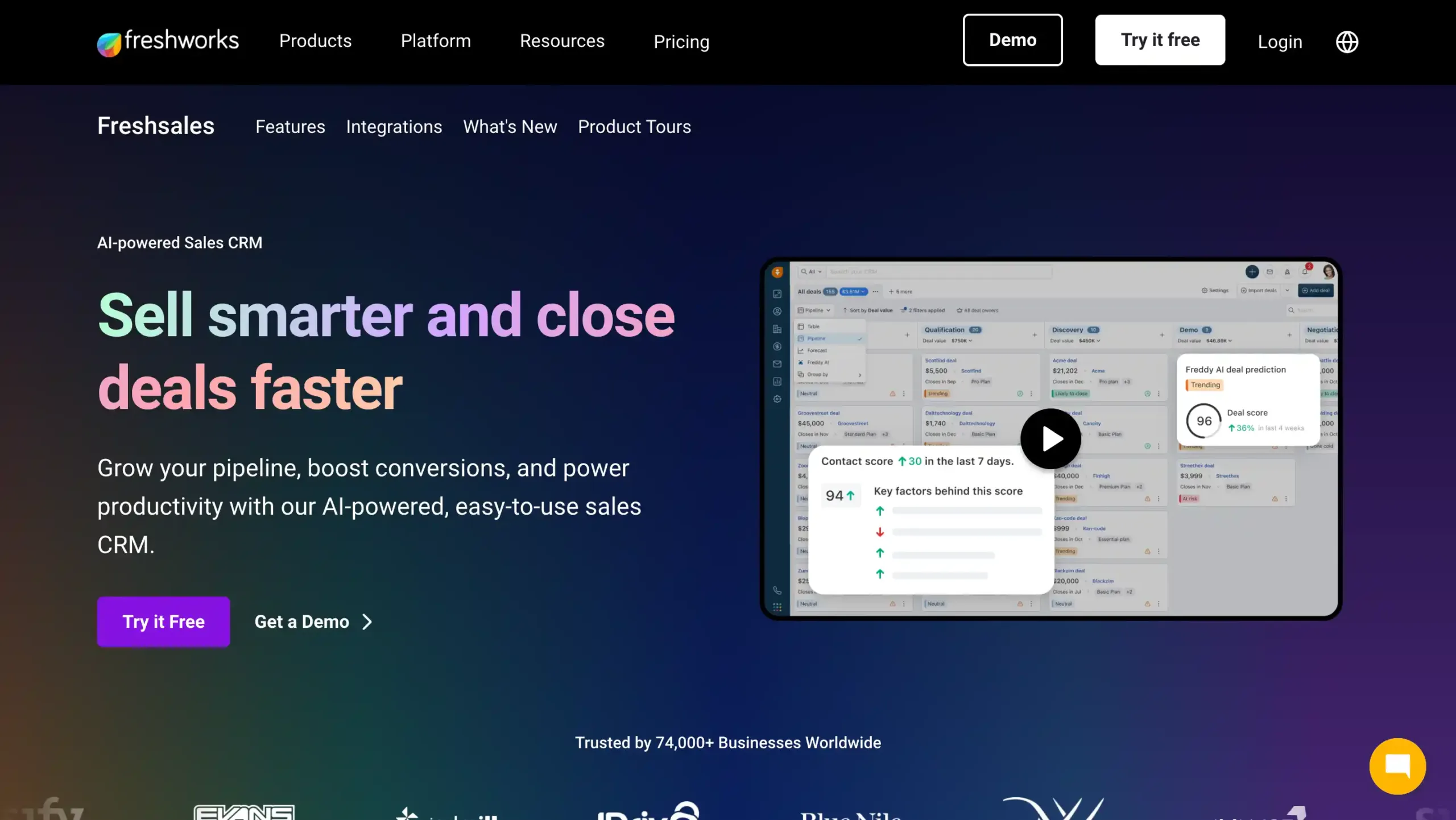alternatif hubspot terbaik Freshsales