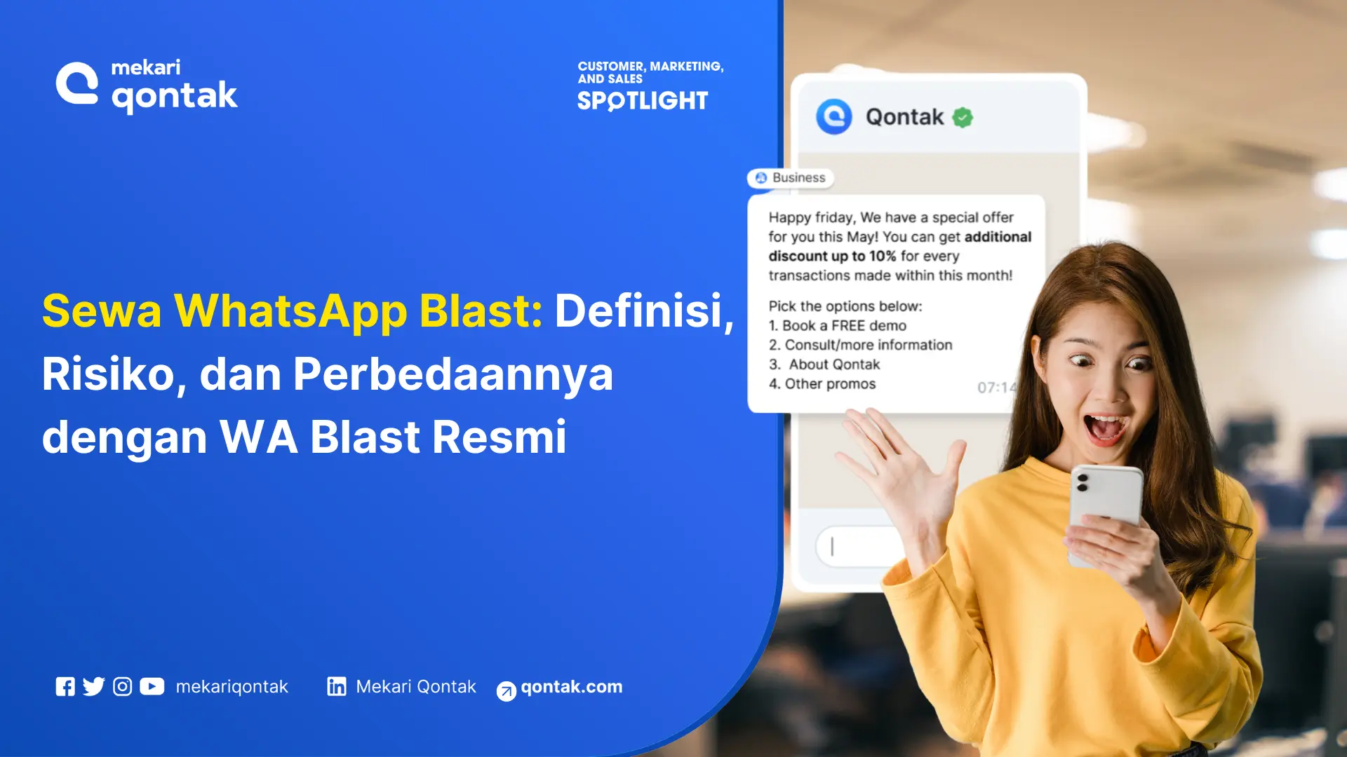 Sewa WhatsApp Blast: Definisi, Risiko, dan Perbedaannya dengan WA Blast Resmi