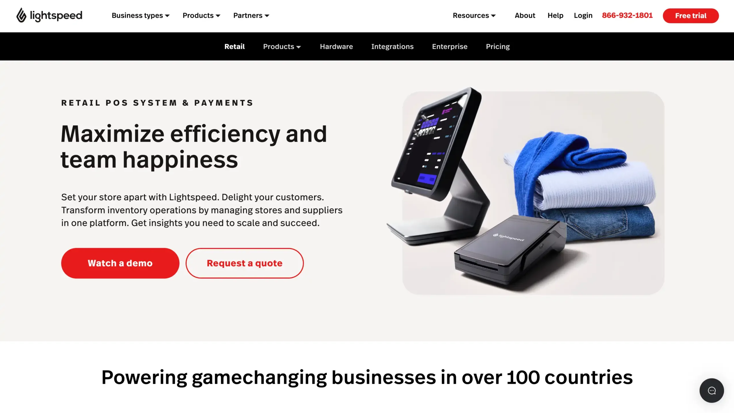 aplikasi penjualan multi cabang terbaik Lightspeed