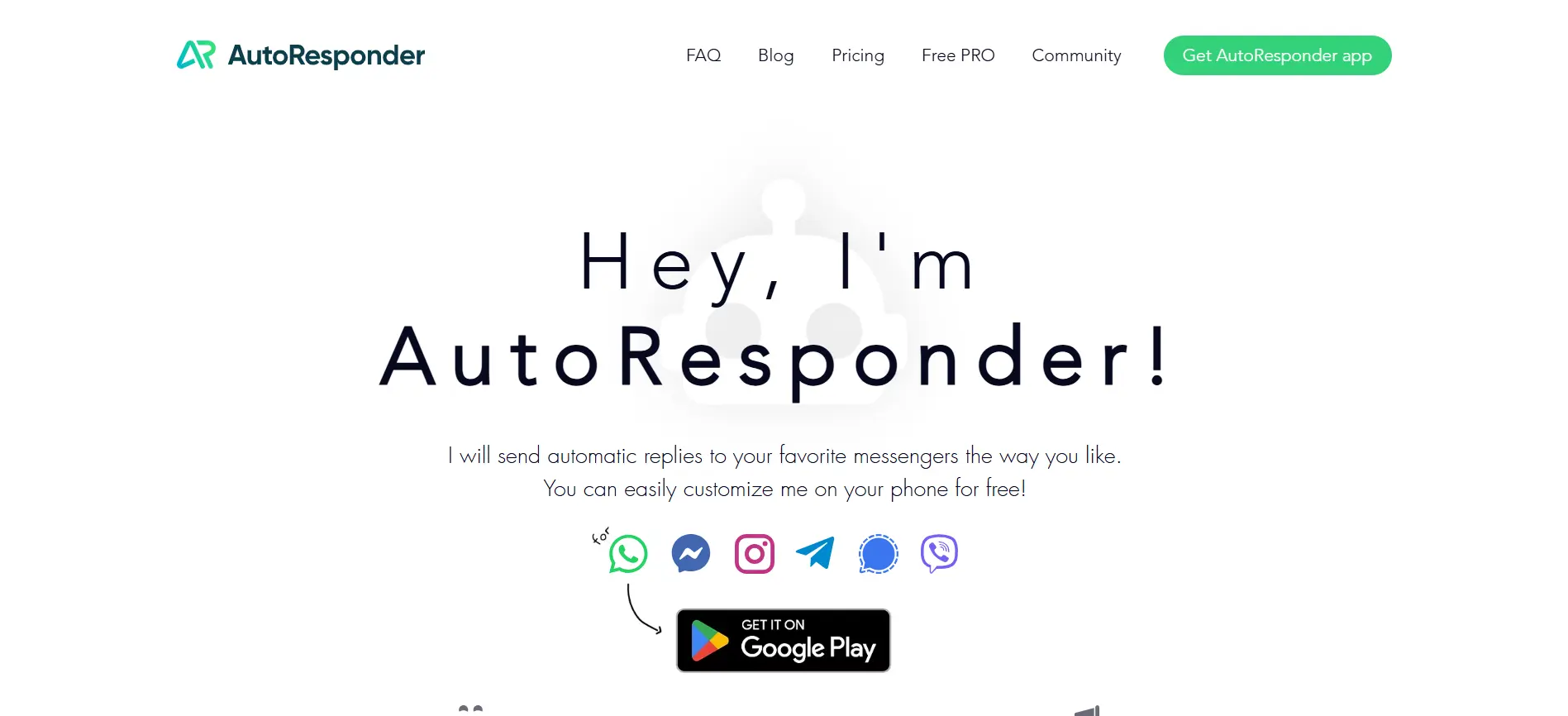 Homepage Aplikasi Auto Reply WhatsApp AutoResponder.ai