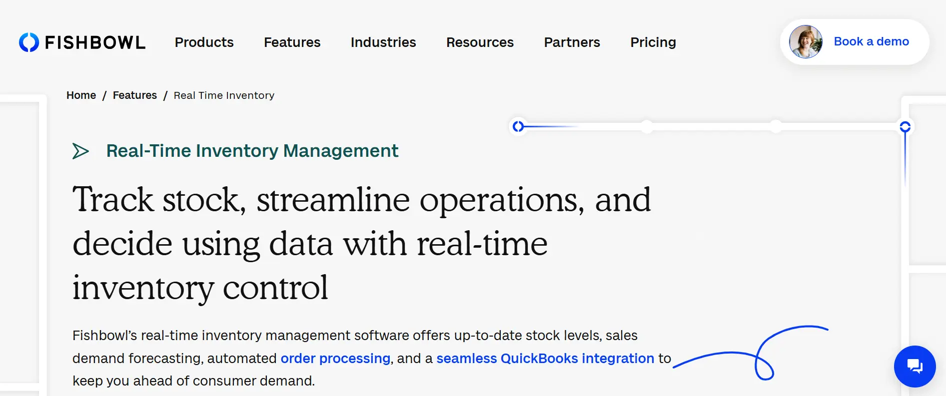 Homepage Aplikasi Stok Barang Fishbowl Inventory