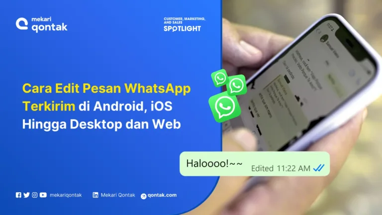 6 Cara Edit Pesan WhatsApp Terkirim di Android, iOS Hingga Desktop dan Web