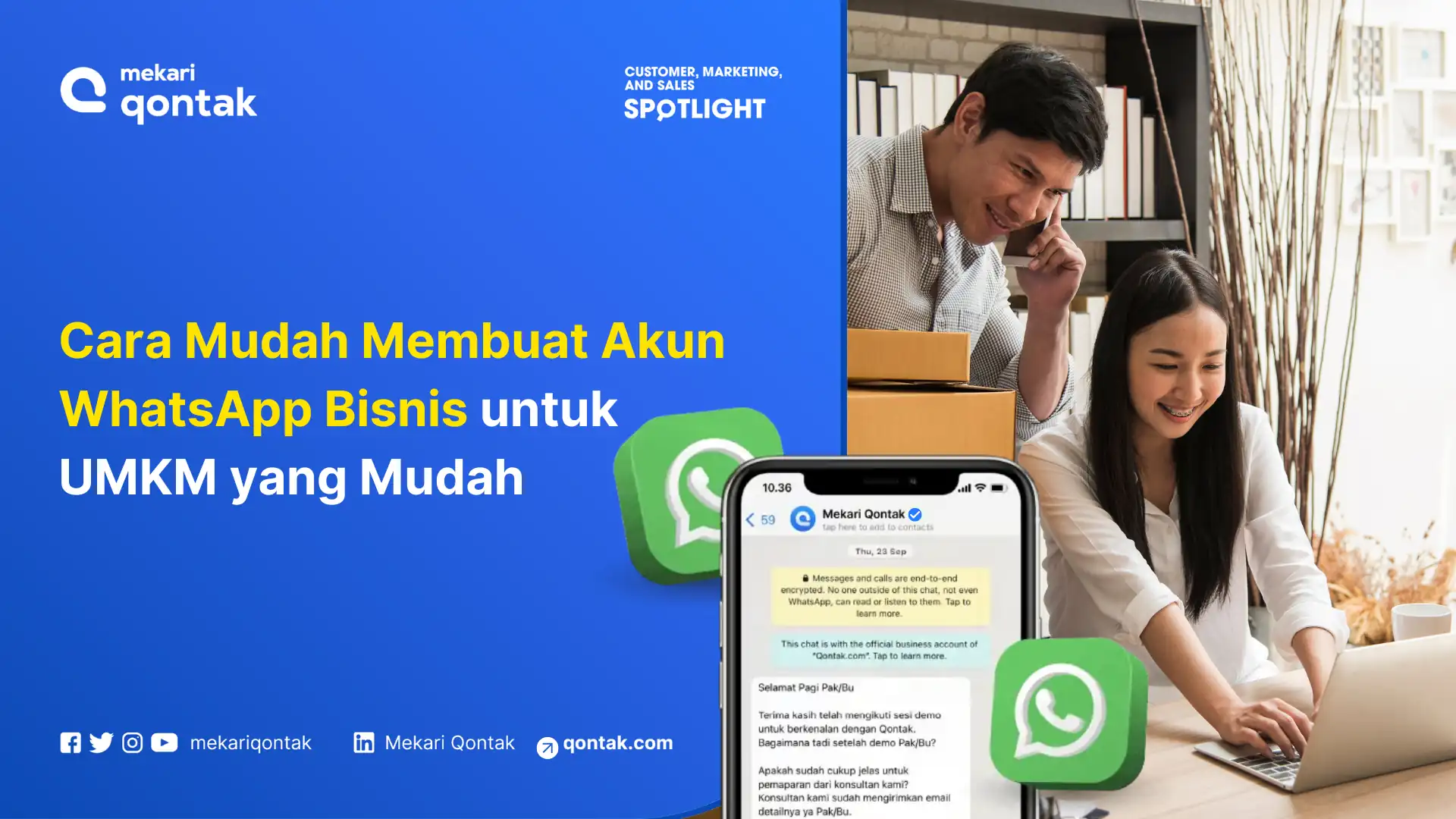 Cara Mudah Membuat Akun Whatsapp Bisnis Kecil Dan UMKM