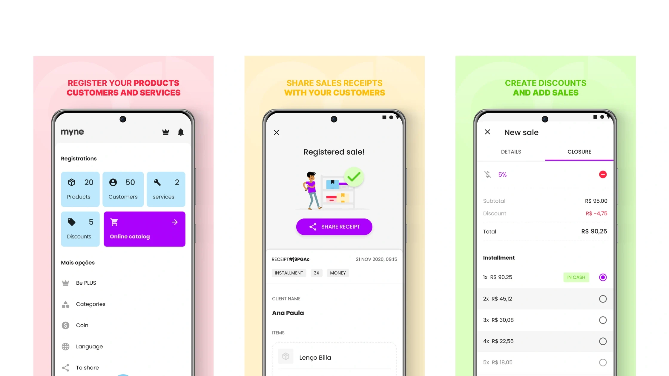Dashboard Aplikasi Stok Barang Myne Sales - Inventory Manager