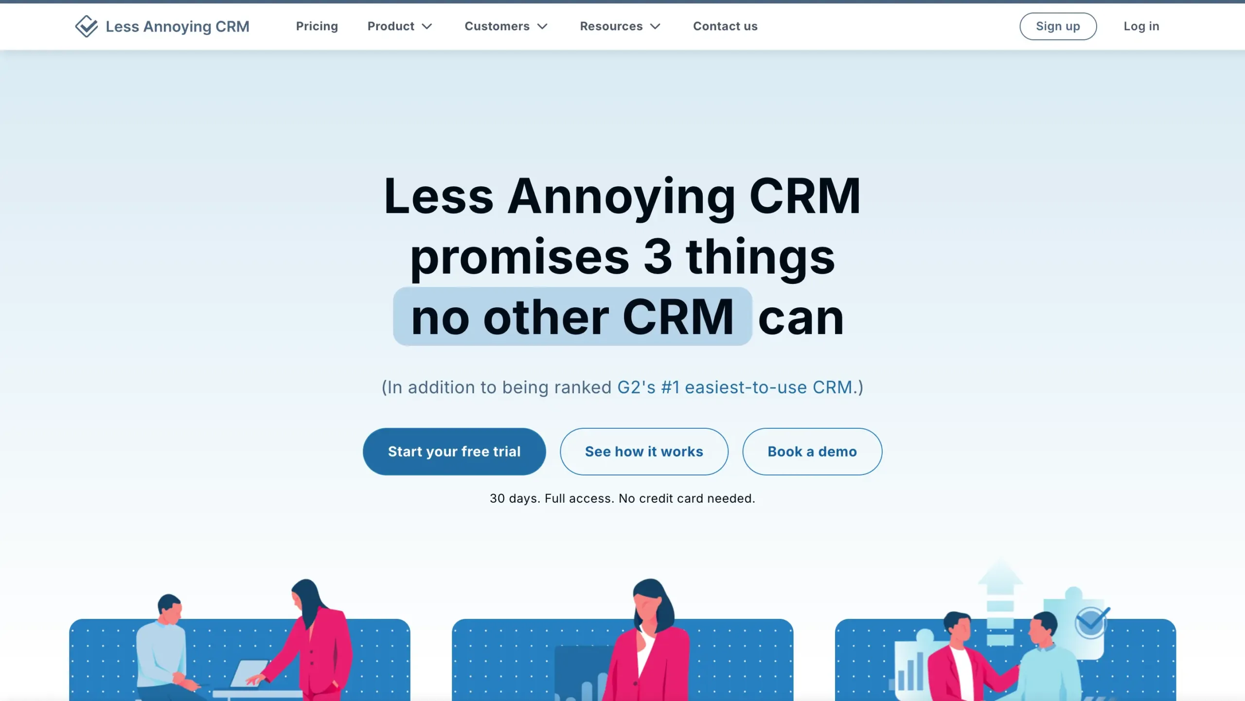 aplikasi cloud crm terbaik-Less Annoying CRM