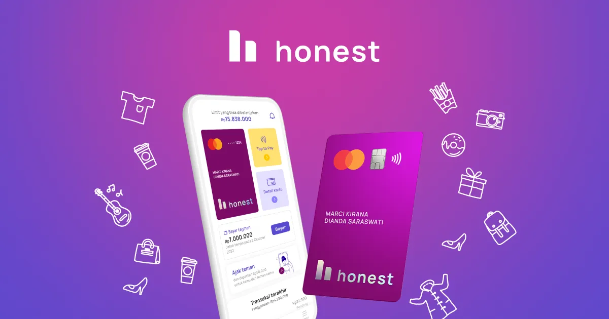 Dashboard Virtual Credit Card Honest Card