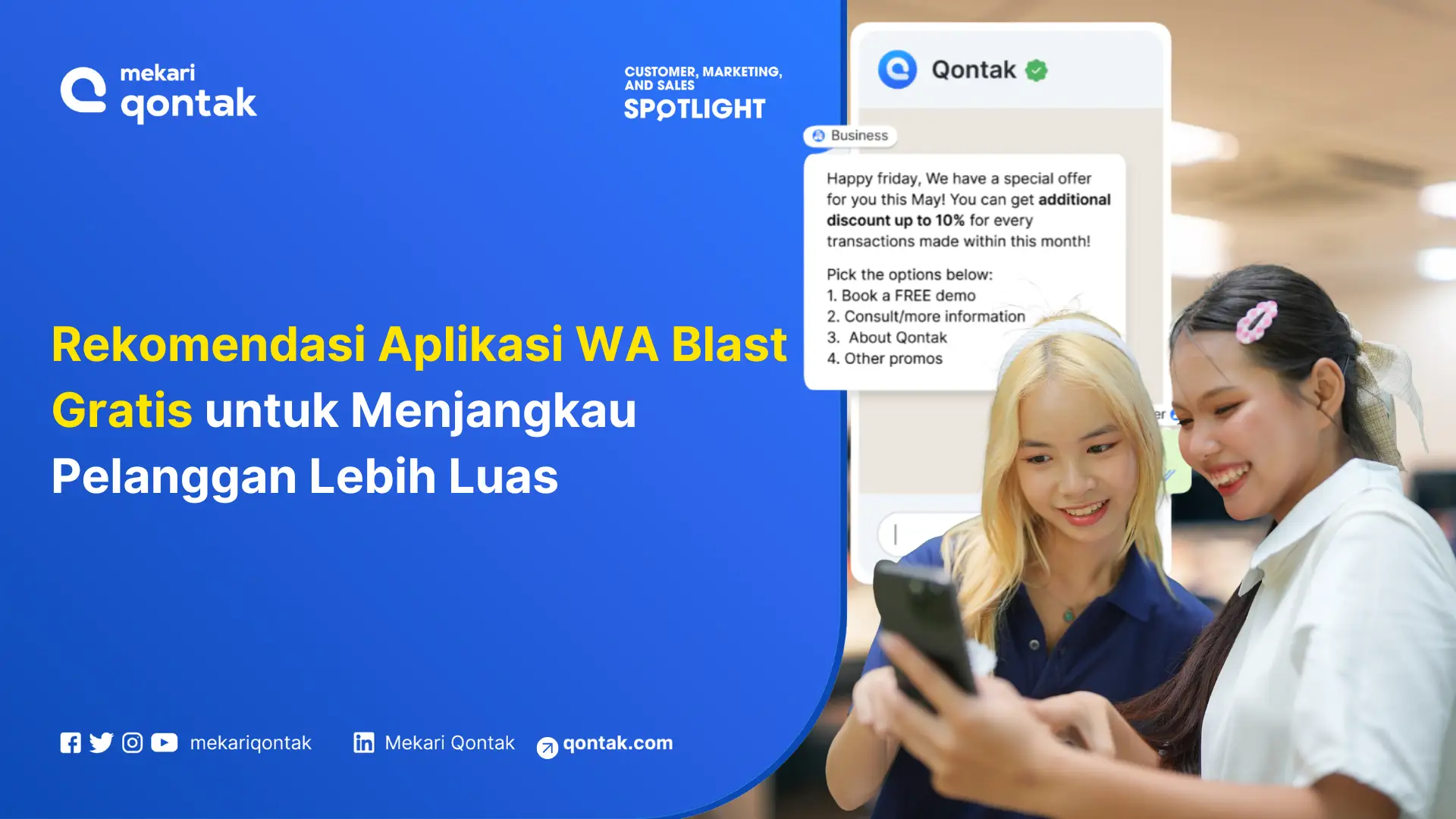 9 Aplikasi WA Blast Gratis untuk Efisiensi Biaya Bisnis & Jangkau Pelanggan dengan Luas