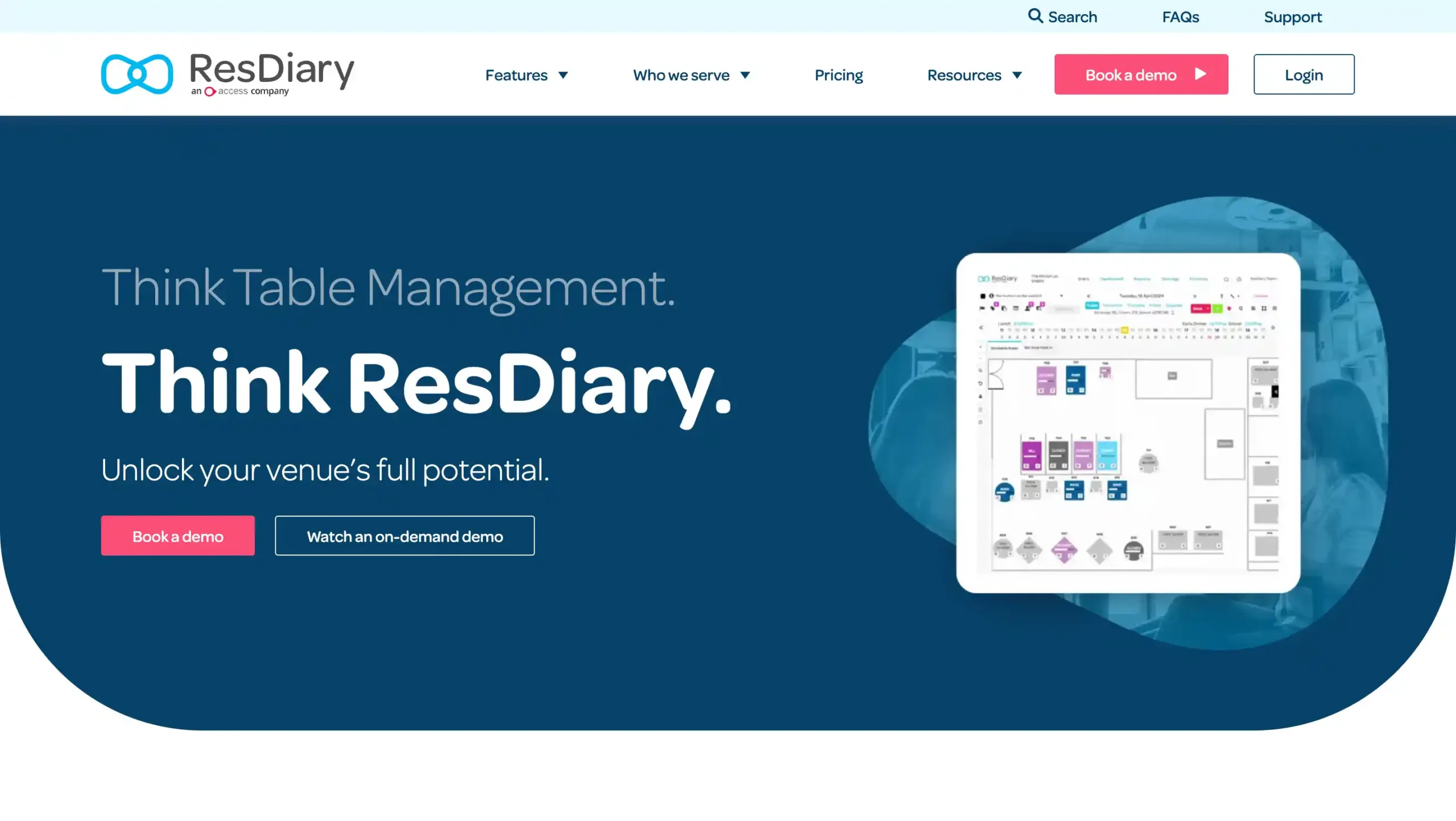 ResDiary-aplikasi crm untuk f&b terbaik