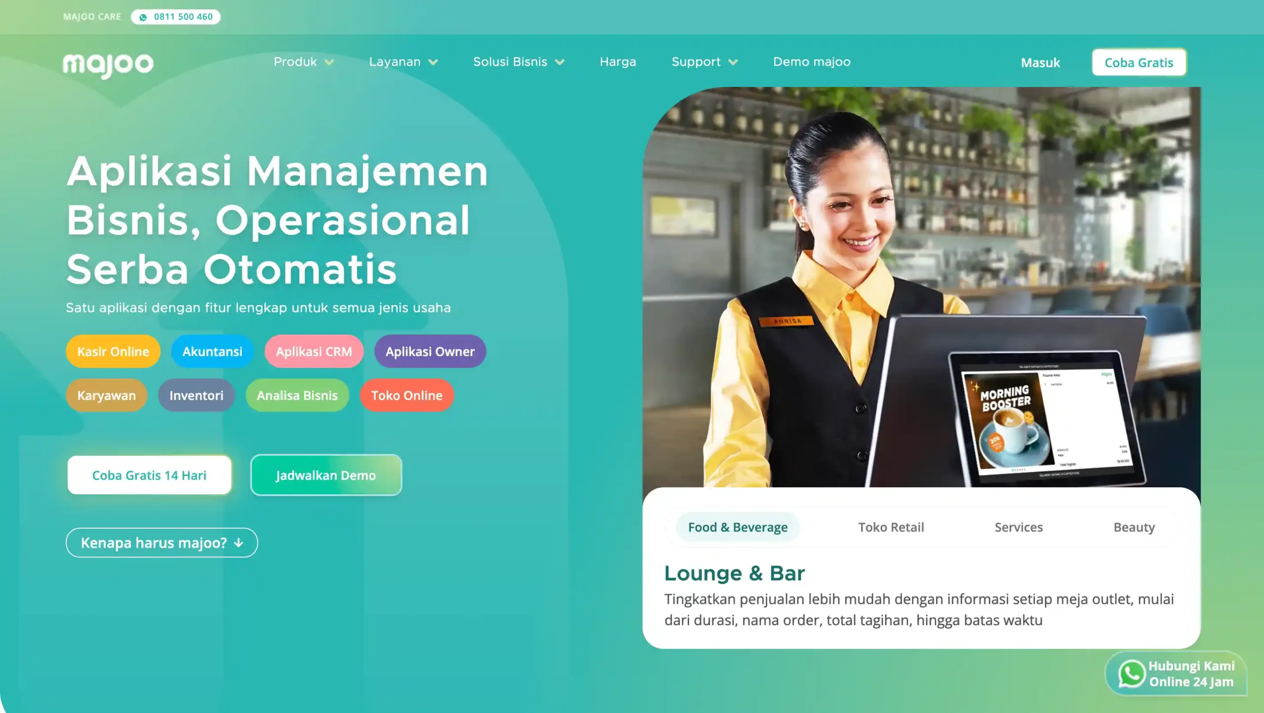 Majoo-aplikasi crm untuk f&b terbaik