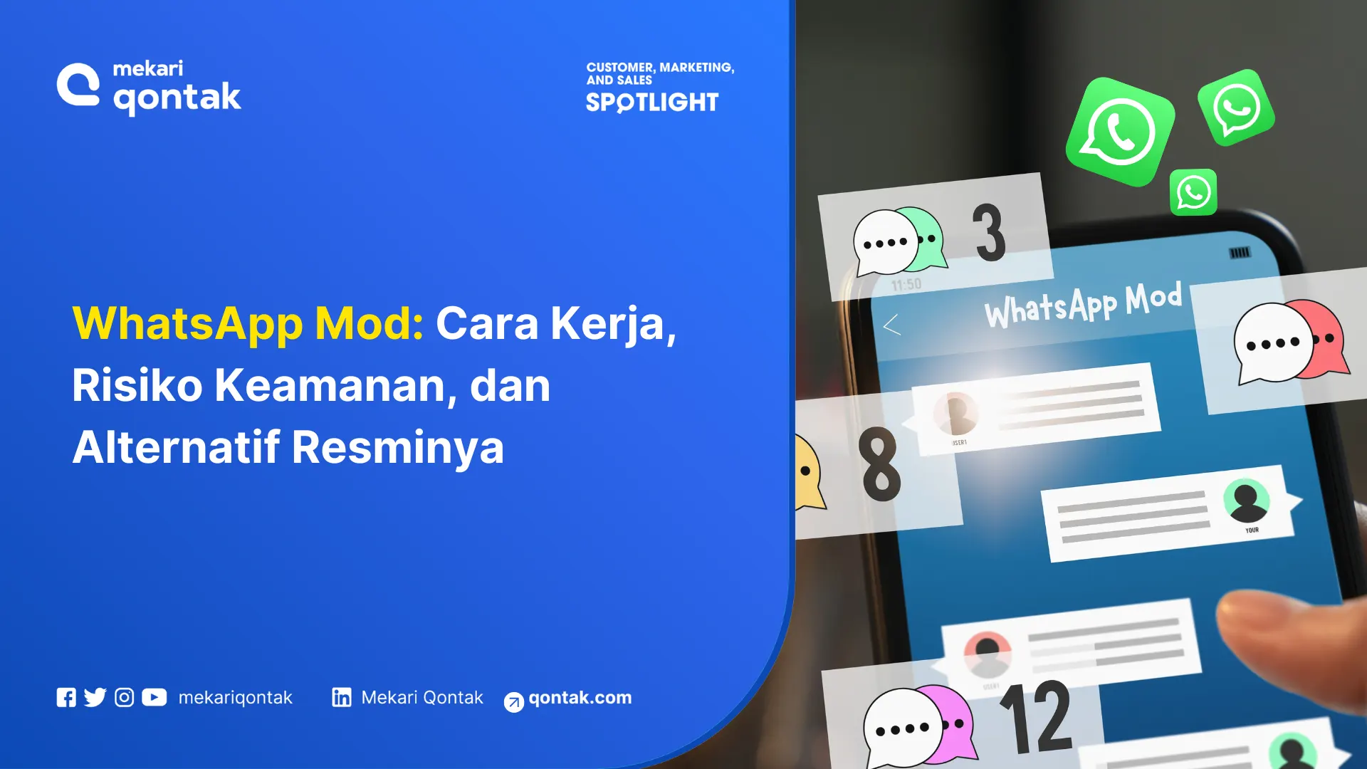 WhatsApp Mod: Pengertian, Risiko, Tips Aman, dan Alternatif Aplikasi Lainnya untuk Bisnis