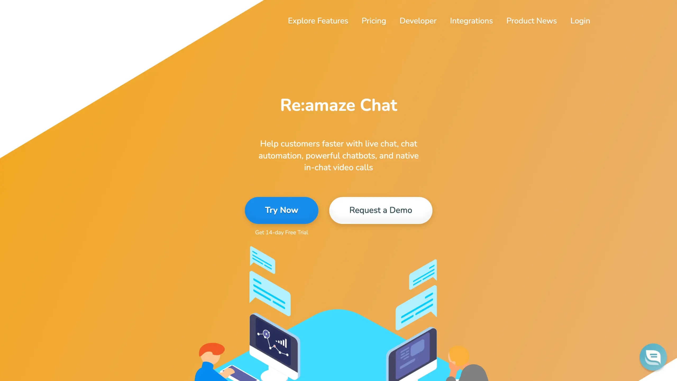 Landing Page Re:amaze Re:amaze-aplikasi omnichannel chat terbaik