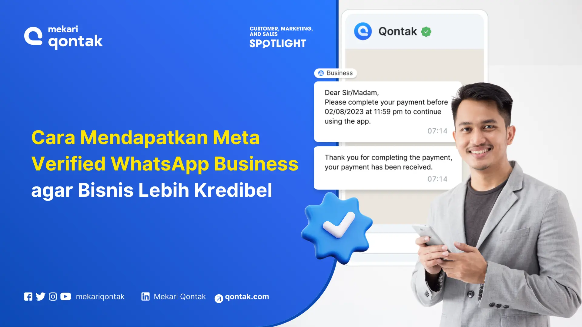 Cara Mendapatkan Meta Verified WhatsApp Business agar Bisnis Lebih Kredibel