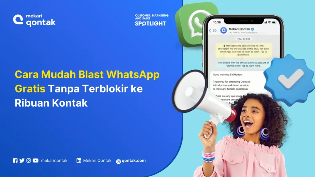 Cara Mudah Blast WhatsApp Gratis Tanpa Terblokir ke Ribuan Kontak