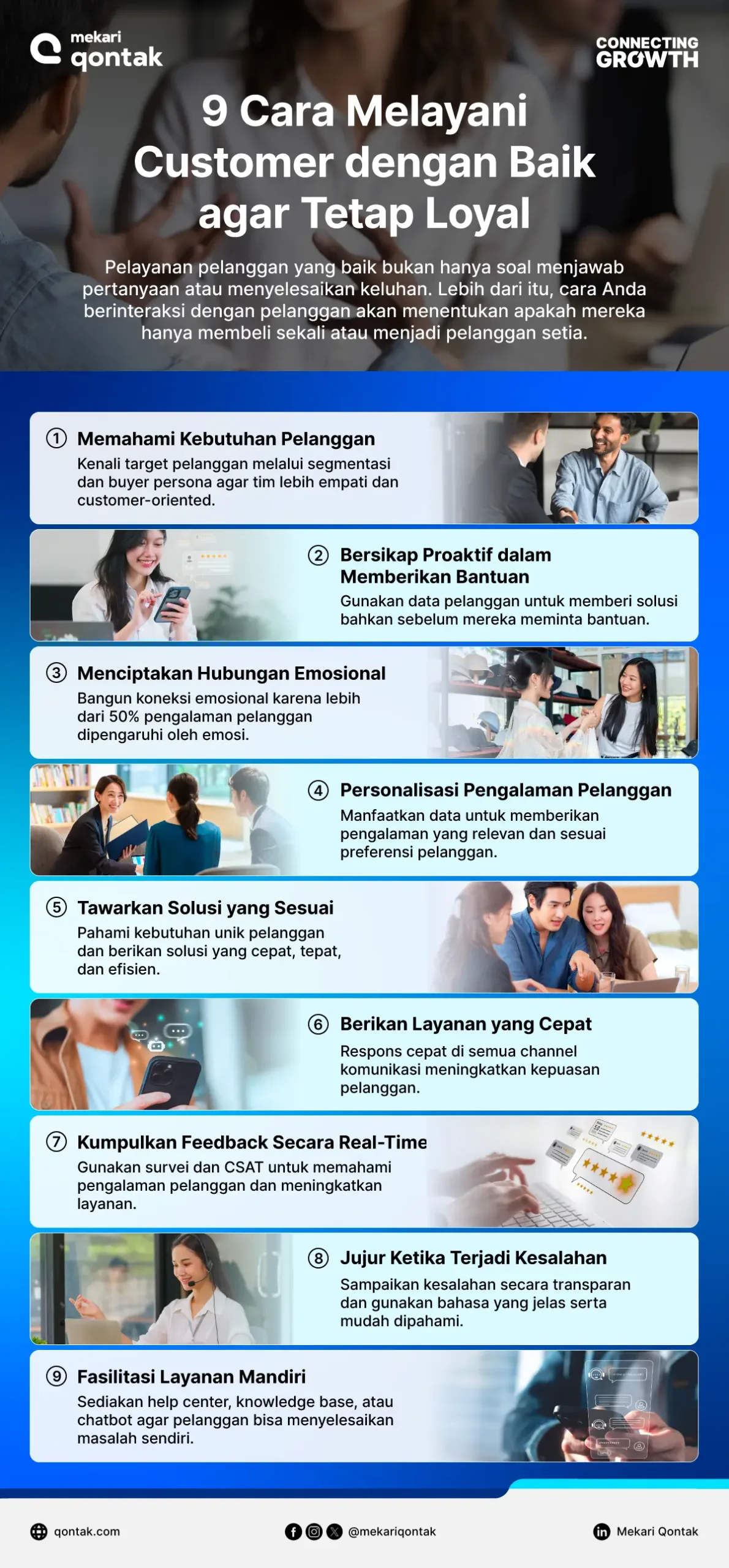 Infografis Cara Melayani Pelanggan agar Tetap Loyal cara melayani pelanggan dengan baik agar tetap loyal