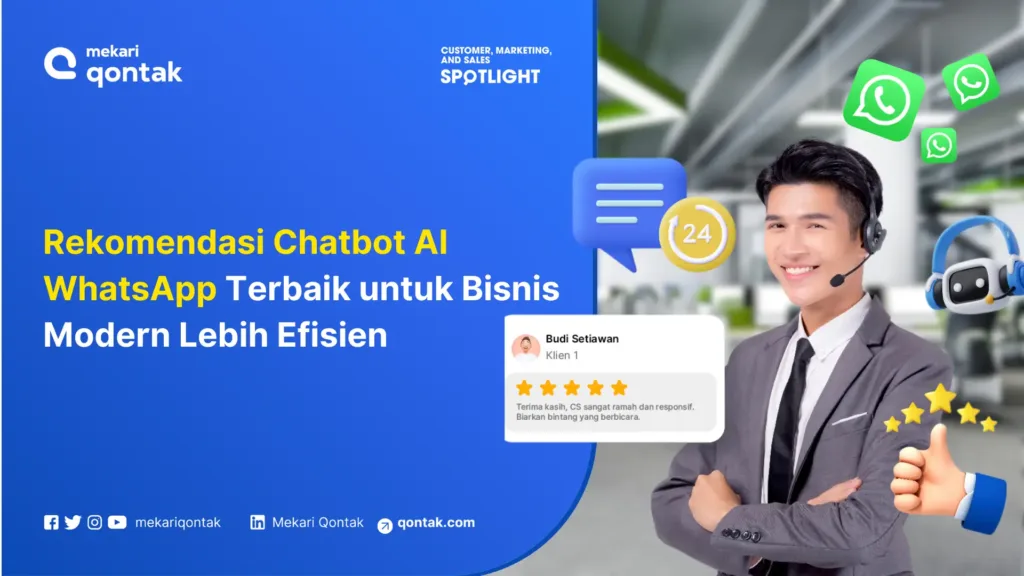 Rekomendasi Chatbot AI WhatsApp Terbaik untuk Bisnis Modern Lebih Efisien